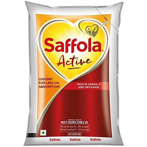 Saffola Active Rice Bran & Soyabean Blended Cooking oil